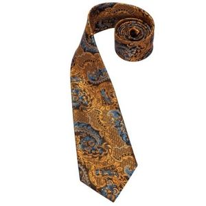 KIERNAN PAISLEY TIE SQUARE CUFF SETZ